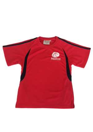 Masterton Intermediate PE Tee Red/Navy