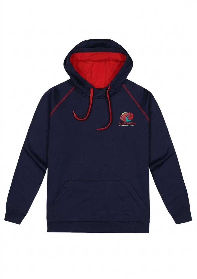Masterton Intermediate Hoodie Navy/Red